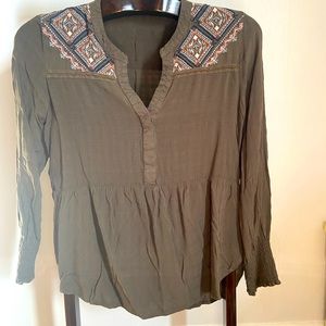 Olive tunic